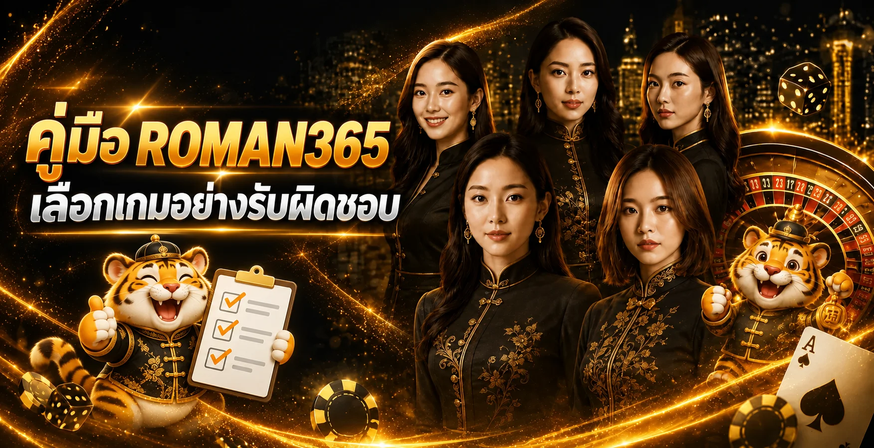 ROMAN365 คู่มือเลือกเกม อ่าน RTP และควบคุมงบ